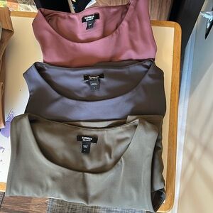 LOT of Express Body Contour Tanks